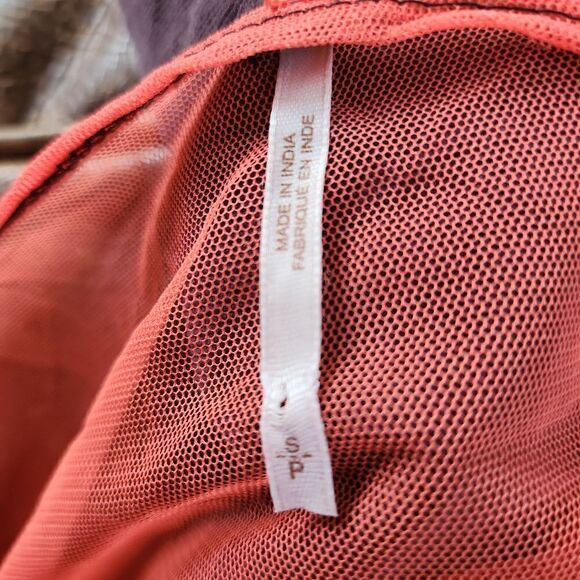 Free People Orange Bell Sleeves size M - Picture 6 of 9